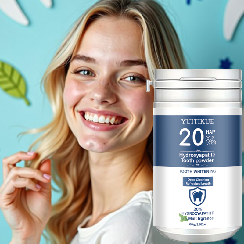 Teeth Whitening Near Me - Yuitikue 20% Hydroxyapatite Tooth Powder, Mint