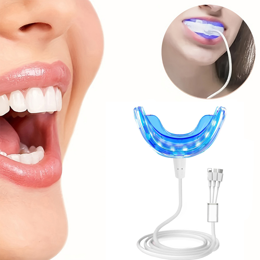 Teeth Whitening Gum - Portable Teeth Whitening Lamp with Enhanced