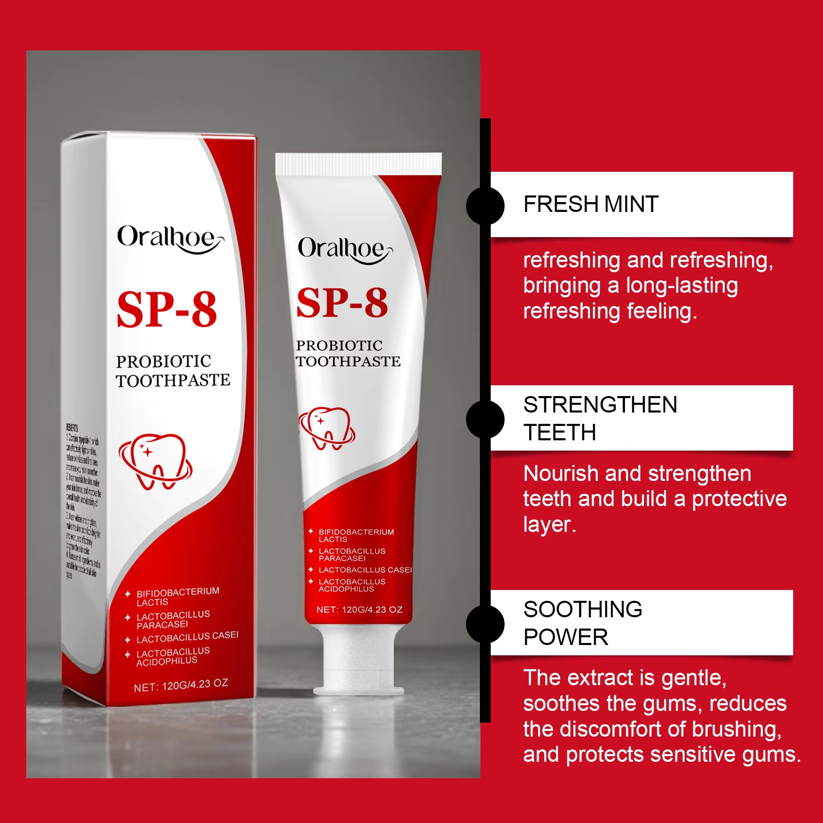 Sp-8 Probiotic Toothpaste Brig - Teeth Whitening Best review and price
