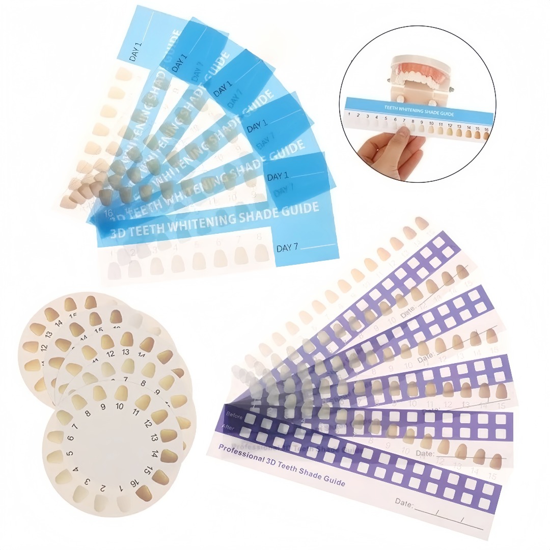 10pcs Dental Color Shade Compa - Teeth Whitening Shade Guide review and price