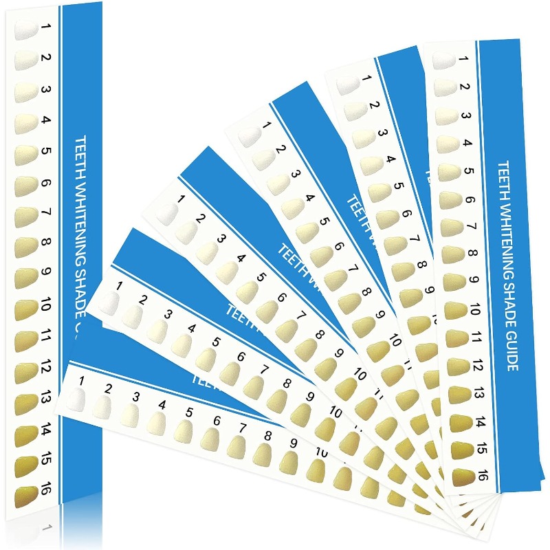 10pcs Dental Color Shade Compa - Teeth Whitening Shade Guide review and price