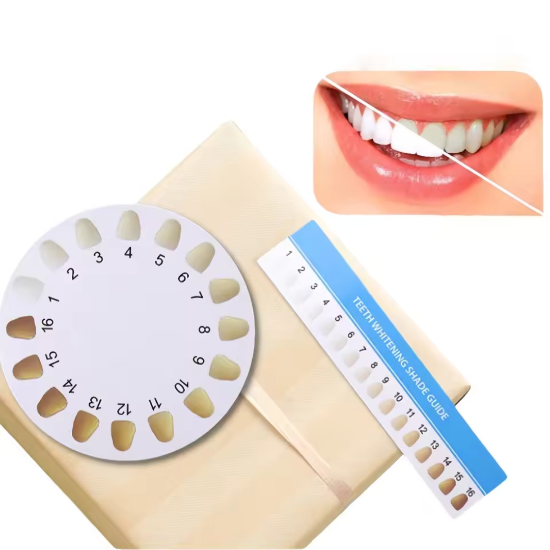 10pcs Dental Color Shade Compa - Teeth Whitening Shade Guide review and price