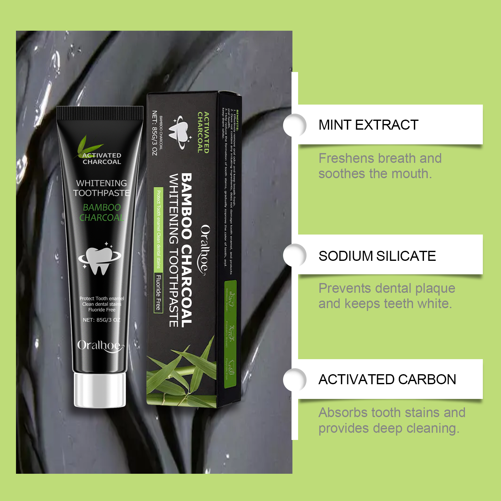 Bamboo Charcoal Deep Teeth Yel - Teeth Whitening Charcoal review and price