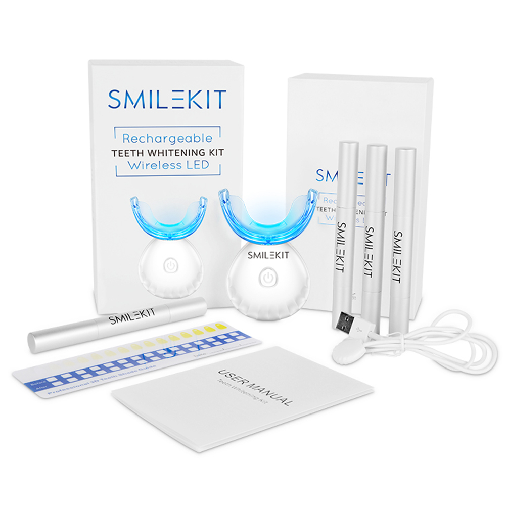 Dental Teeth Whitening Kit Min - Teeth Whitening Bleaching Kit review and price