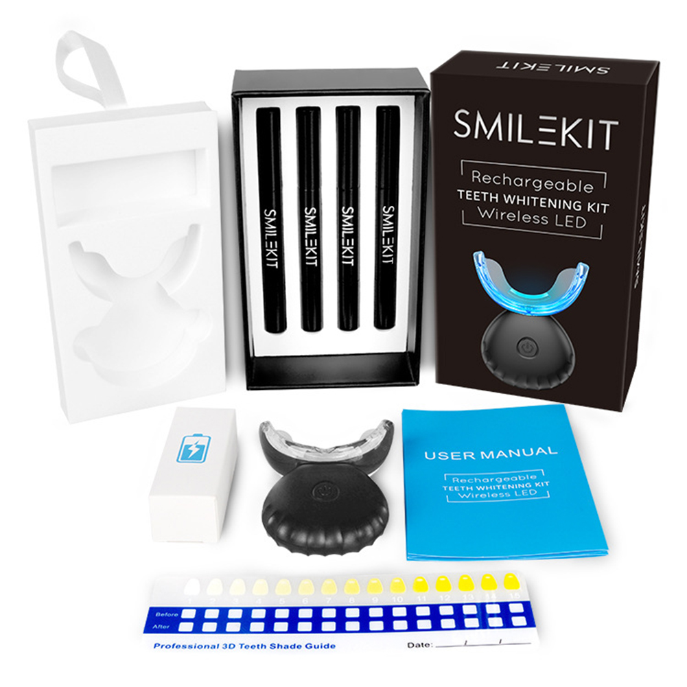 Dental Teeth Whitening Kit Min - Teeth Whitening Bleaching Kit review and price