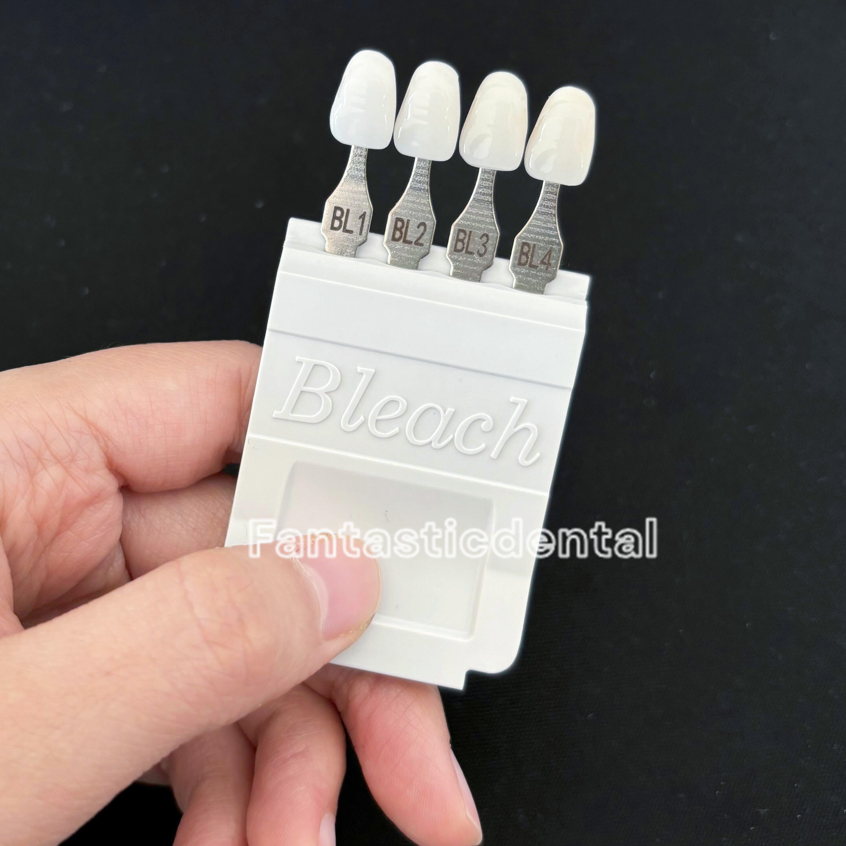 4 Colors Dental Bleached Shade - Teeth Whitening Shade Guide review and price