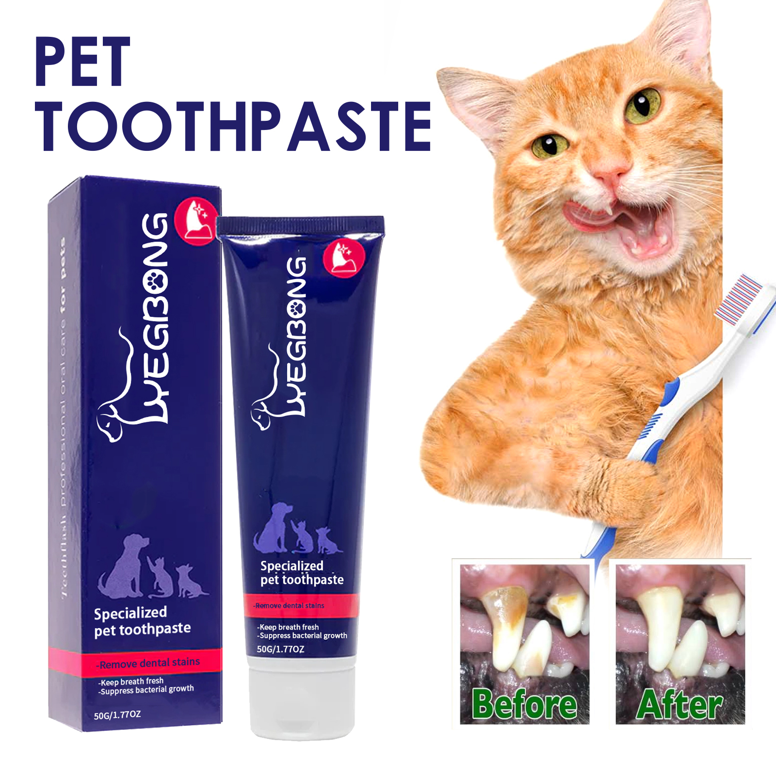 Pet Toothpaste Reduce Tartar R - Teeth Whitening Gum review and price