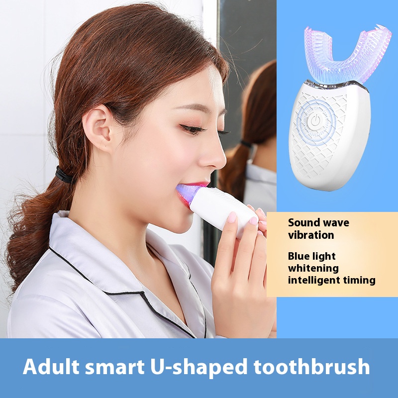 Electric U-Shaped Toothbrush f - Teeth Whitening Gum review and price
