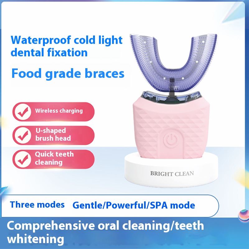 Electric U-Shaped Toothbrush f - Teeth Whitening Gum review and price
