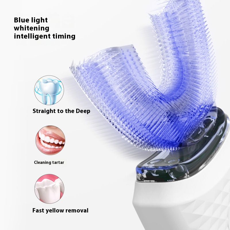 Electric U-Shaped Toothbrush f - Teeth Whitening Gum review and price