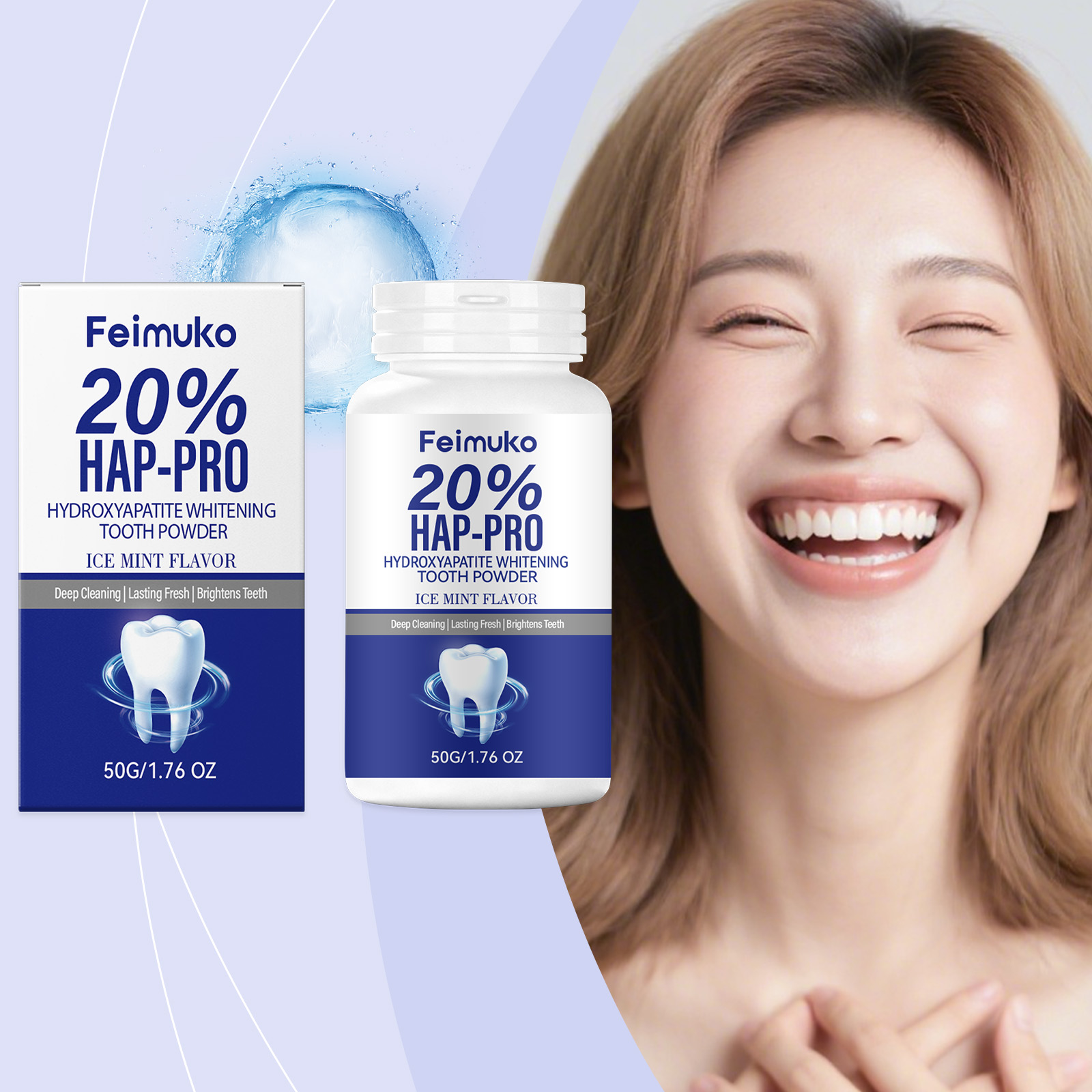 20% Hydroxyapatite Tooth Powde - Teeth Whitening Near Me review and price