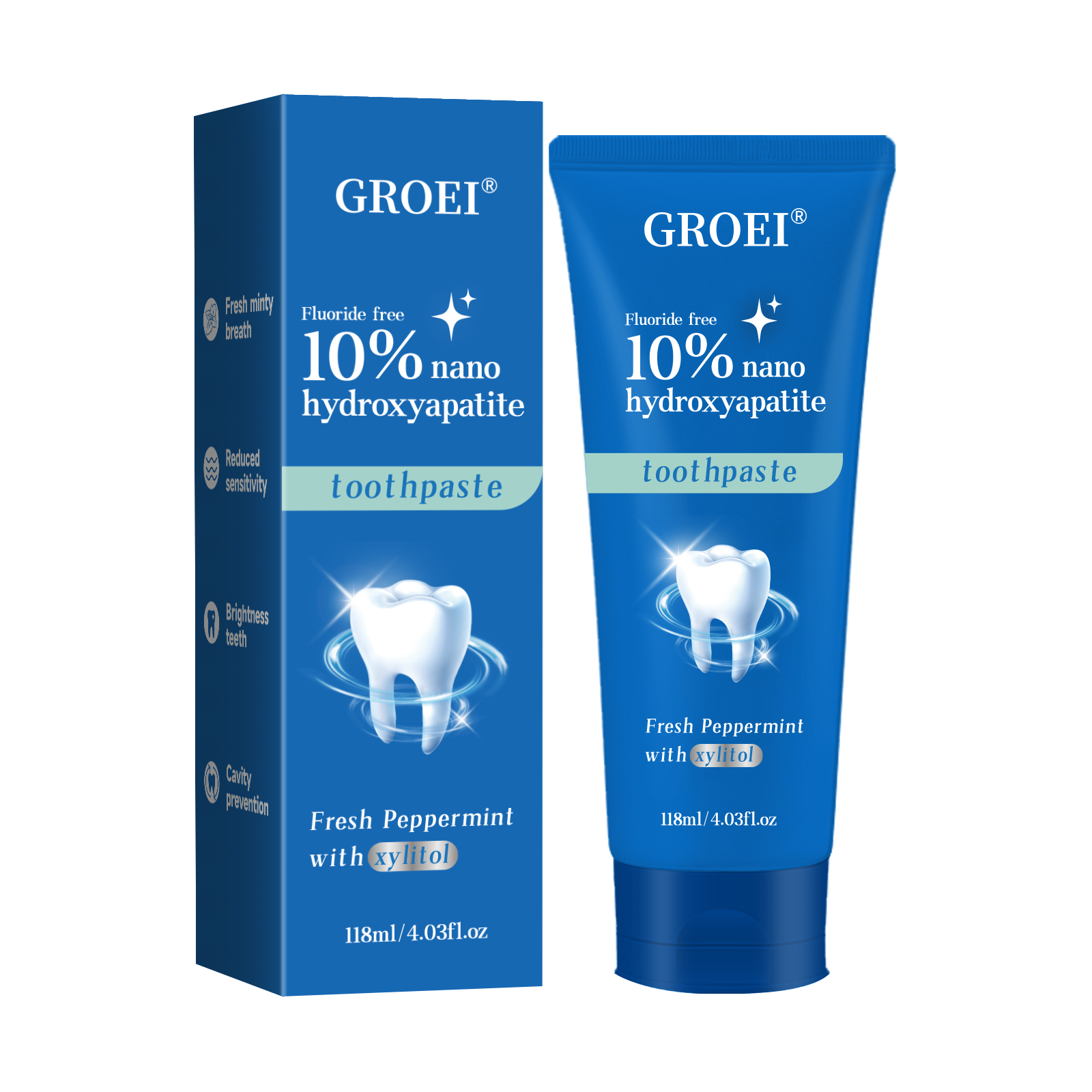 GROEI 10% Nano Hydroxyapatite  - Teeth Whitening Natural review and price