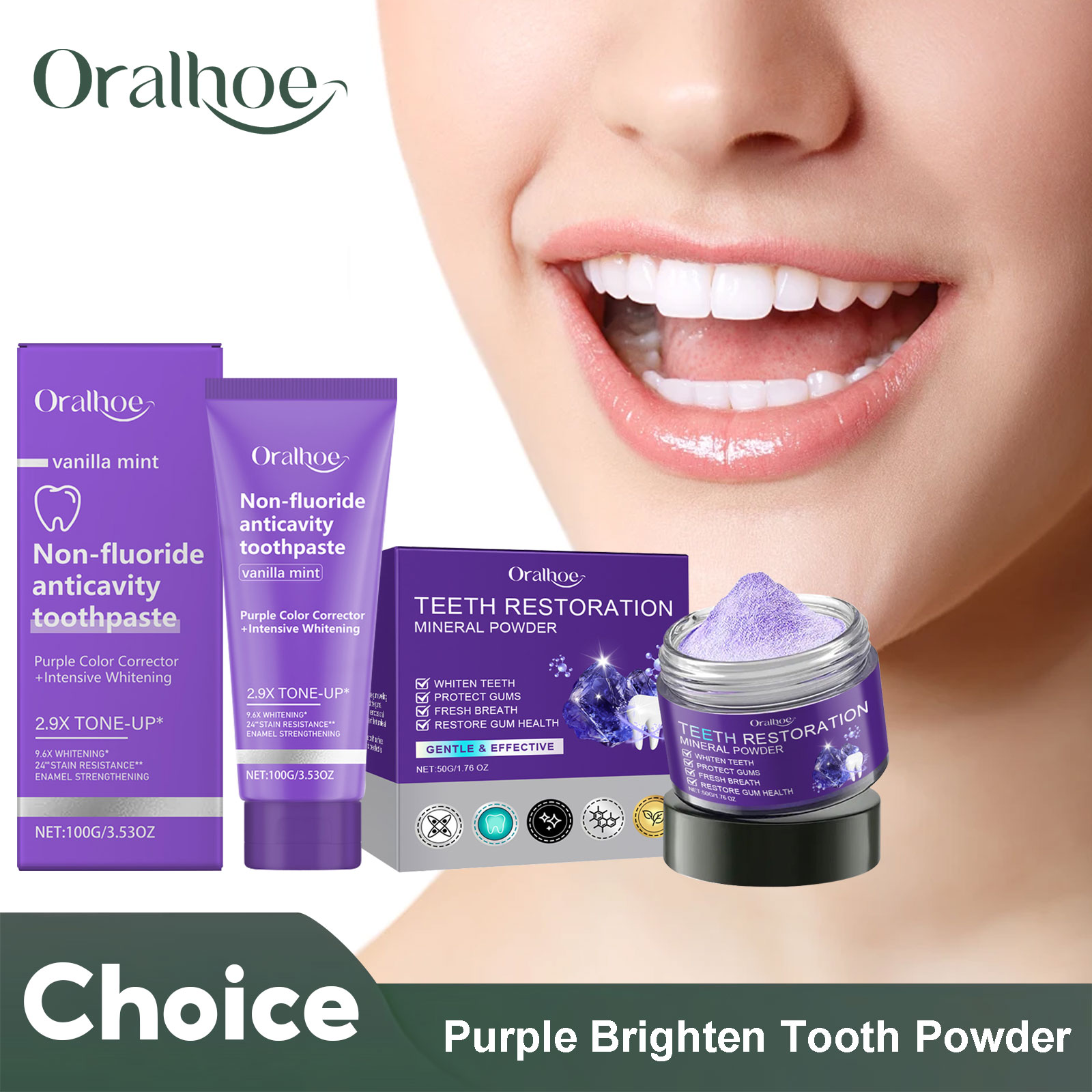 Teeth Restoration Mineral Powd - Teeth Whitening Natural review and price