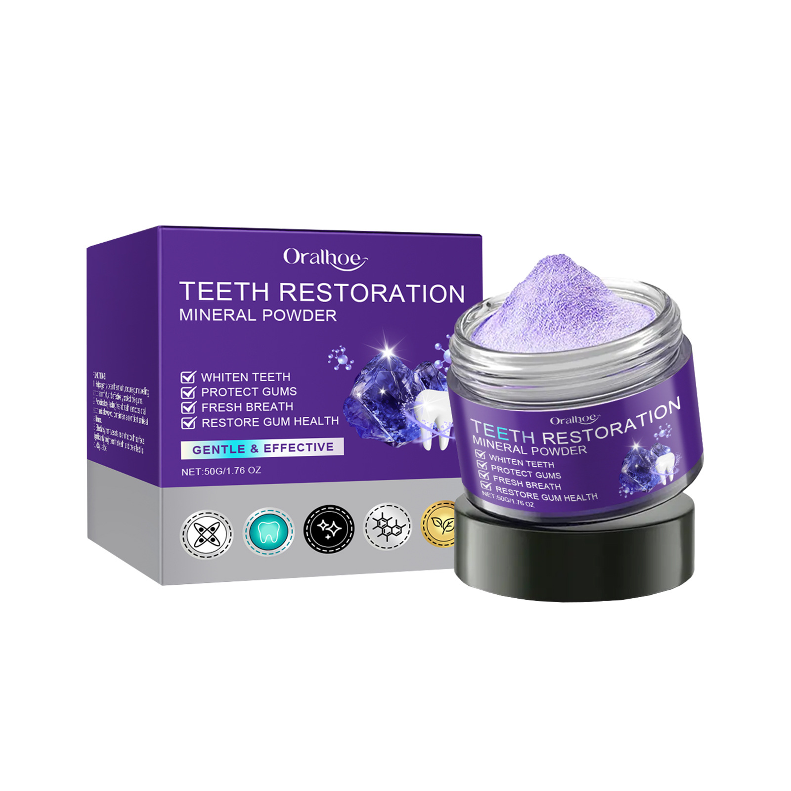 Teeth Restoration Mineral Powd - Teeth Whitening Natural review and price