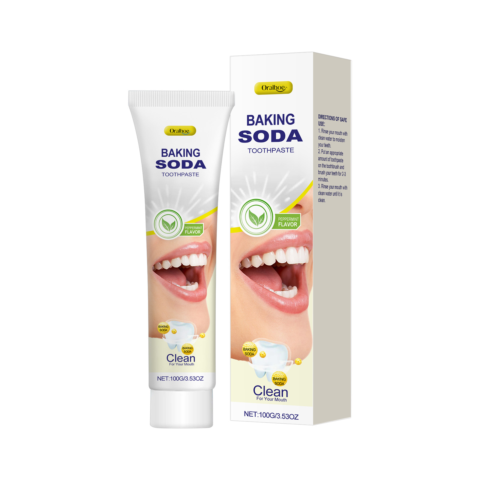 Baking Soda Toothpaste Deep Cl - Teeth Whitening Natural review and price