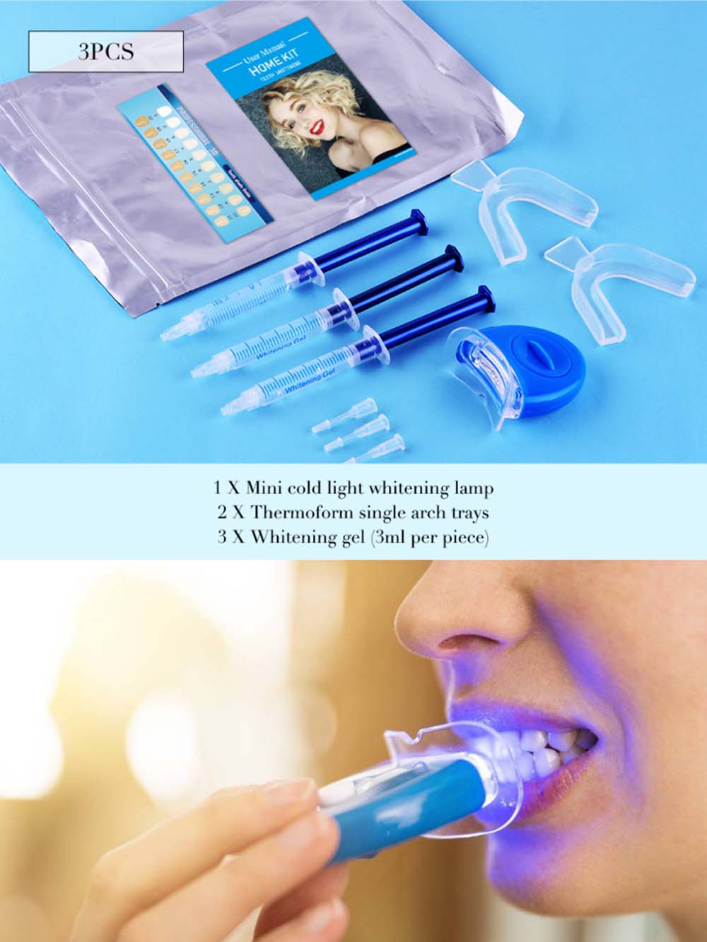 Top Quality Peroxide Teeth Whi - Teeth Whitening Bleaching Kit review and price