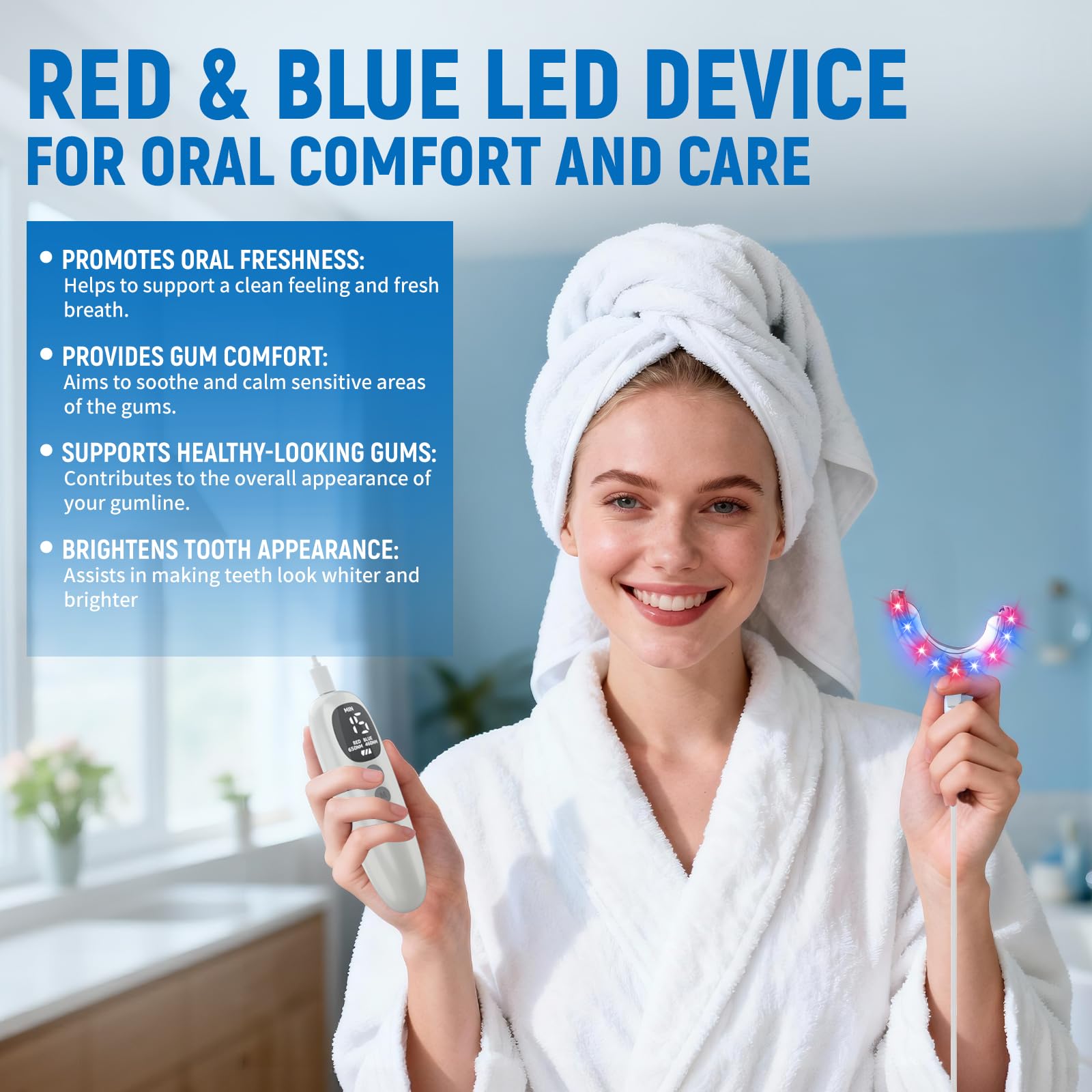 Teeth Whitening Kit 18 Diode R - Teeth Whitening Gum review and price