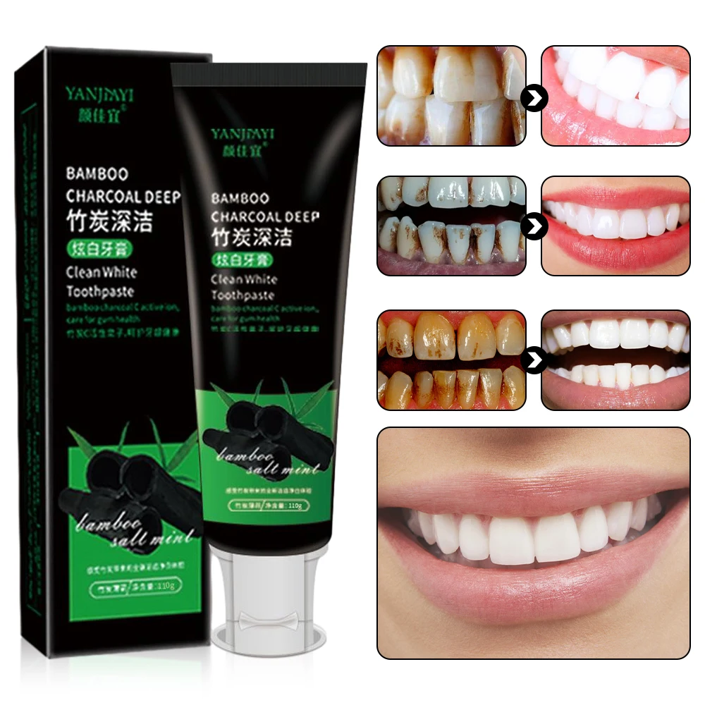 110g Bamboo Charcoal Black Too - Teeth Whitening Charcoal review and price