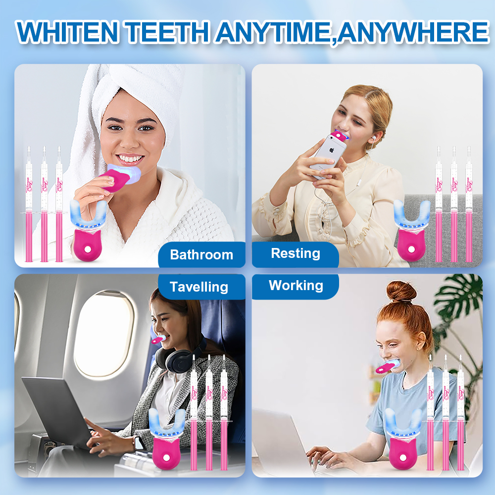 Teeth Whitening Kit with LED L - Teeth Whitening Bleaching Kit review and price
