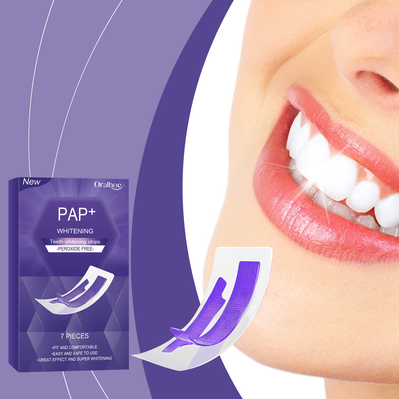 Purple Teeth Whitening Strips  - Teeth Whitening Best review and price