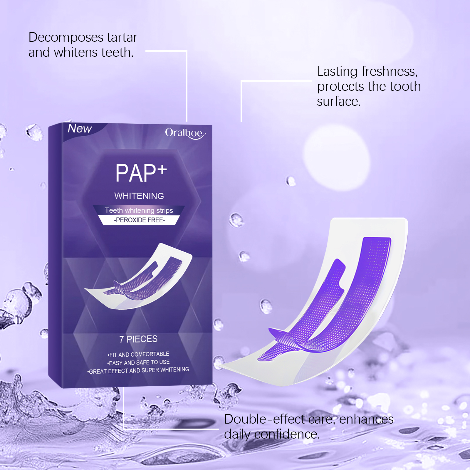 Purple Teeth Whitening Strips  - Teeth Whitening Best review and price