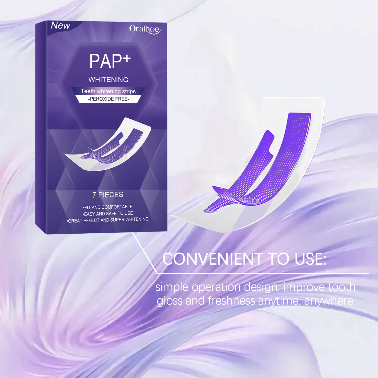 Purple Teeth Whitening Strips  - Teeth Whitening Best review and price