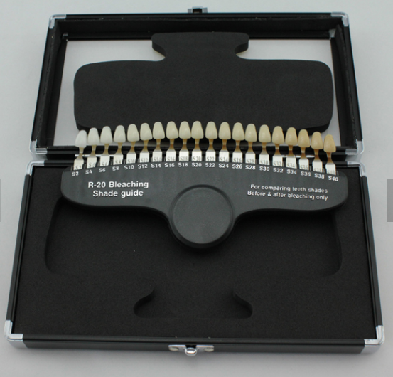 Professional Dental Shades Cha - Teeth Whitening Shade Guide review and price